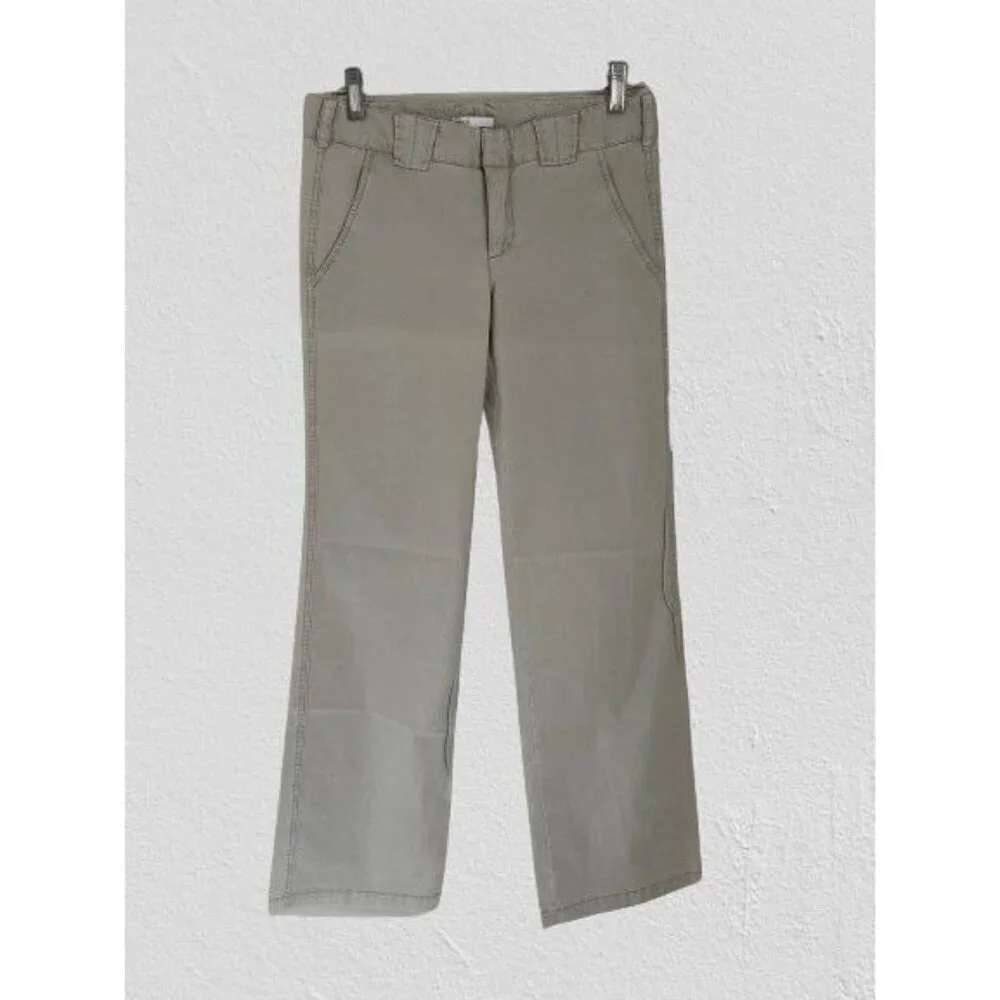 VINCE Casual Pants Cotton Strait Cut Chino 4 Pockets Gray Size 4